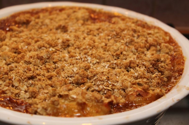 Toffee Apple Crumbles 